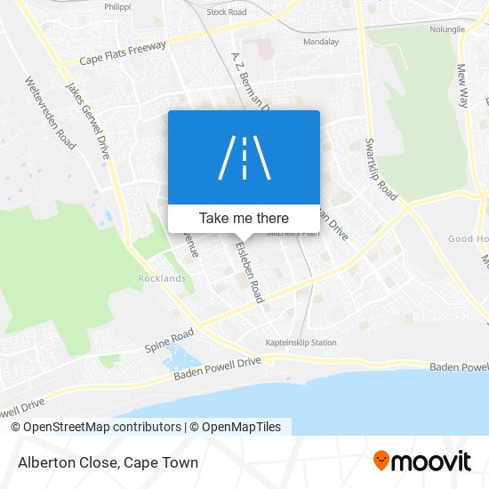 Alberton Close map