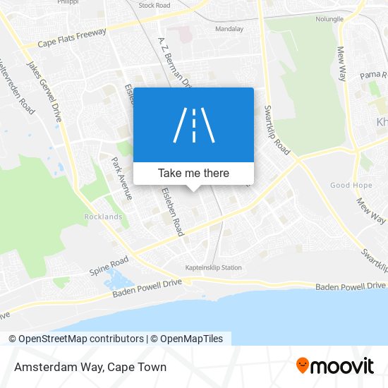 Amsterdam Way map