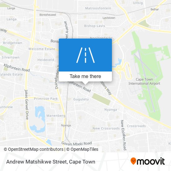 Andrew Matshikwe Street map