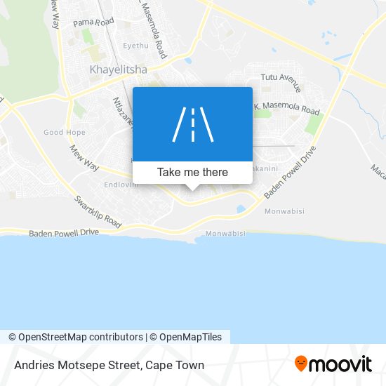 Andries Motsepe Street map