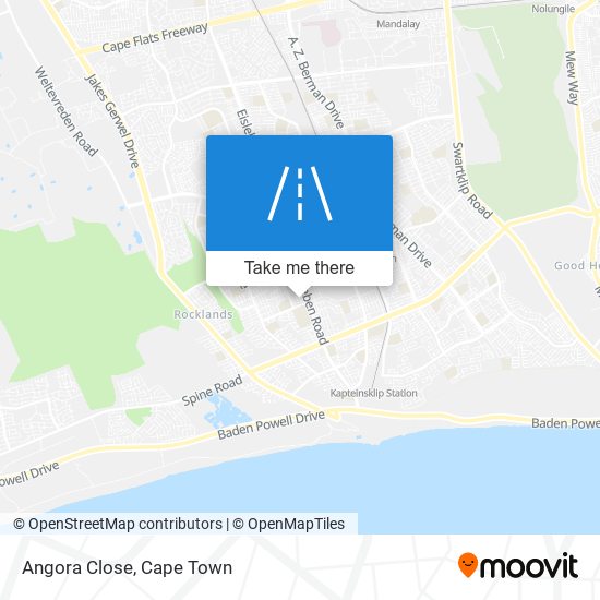 Angora Close map
