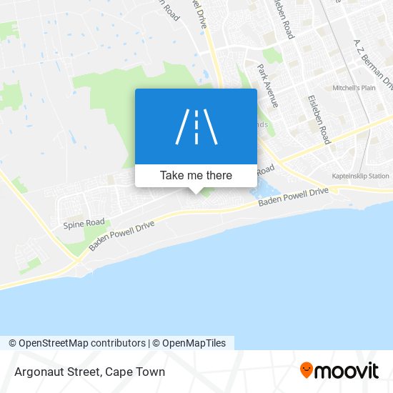 Argonaut Street map