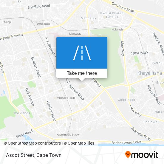 Ascot Street map