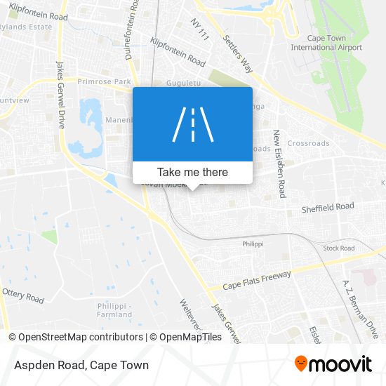 Aspden Road map