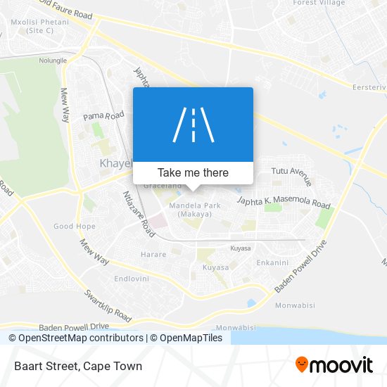 Baart Street map