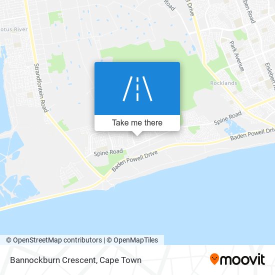 Bannockburn Crescent map