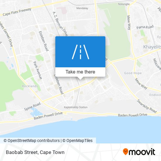 Baobab Street map