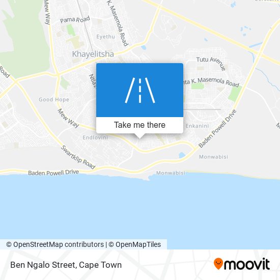 Ben Ngalo Street map