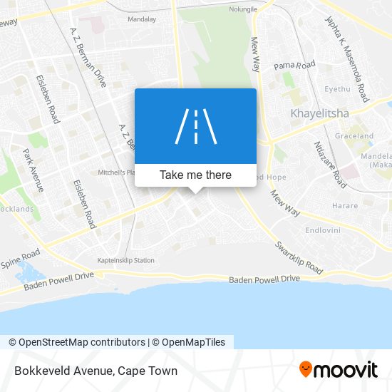 Bokkeveld Avenue map