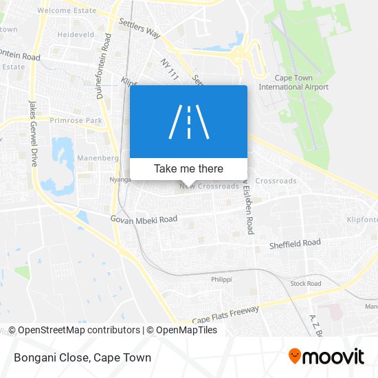 Bongani Close map