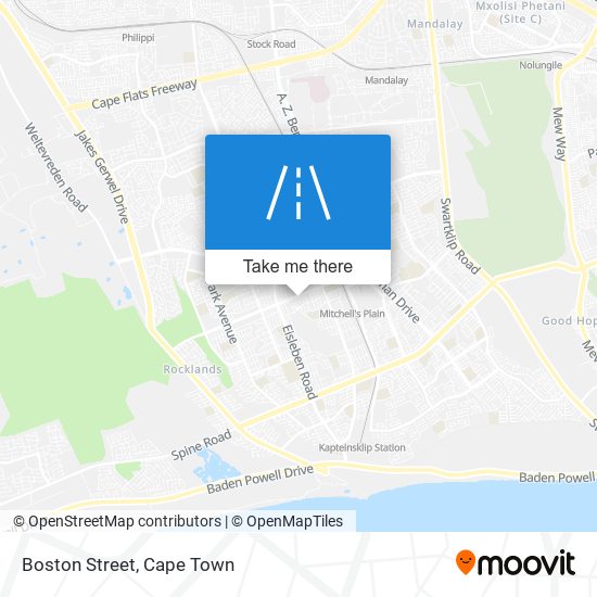 Boston Street map