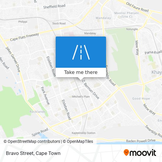 Bravo Street map