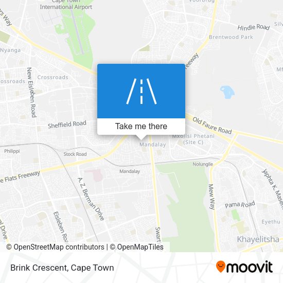 Brink Crescent map