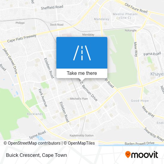 Buick Crescent map