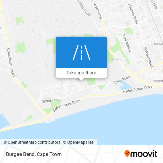 Burgee Bend map