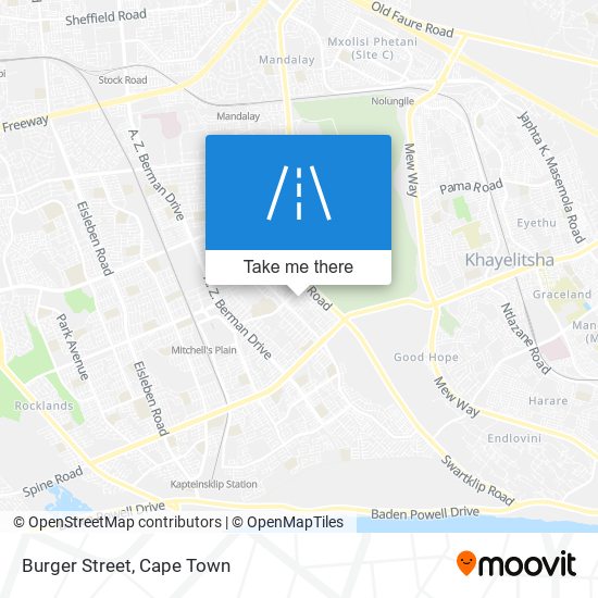 Burger Street map