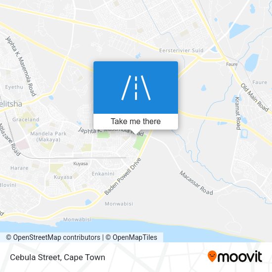 Cebula Street map