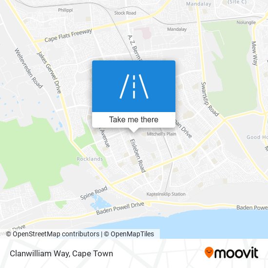 Clanwilliam Way map