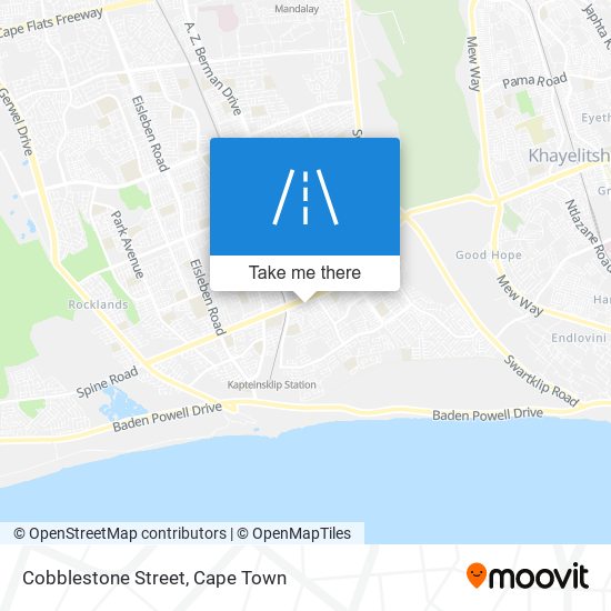 Cobblestone Street map