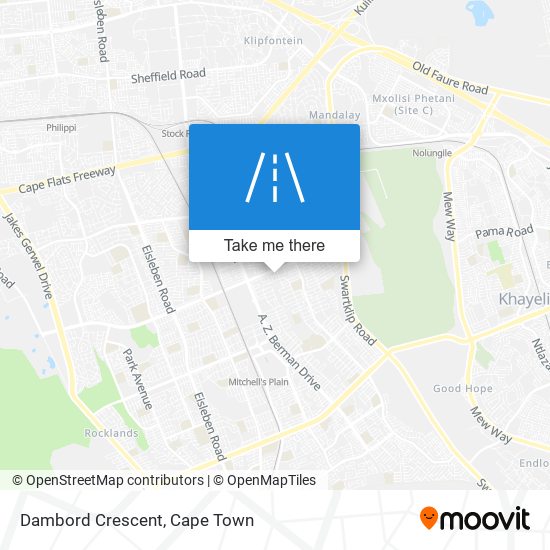 Dambord Crescent map