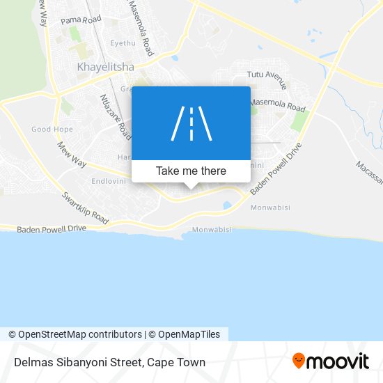 Delmas Sibanyoni Street map