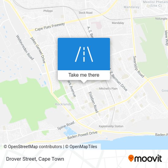 Drover Street map