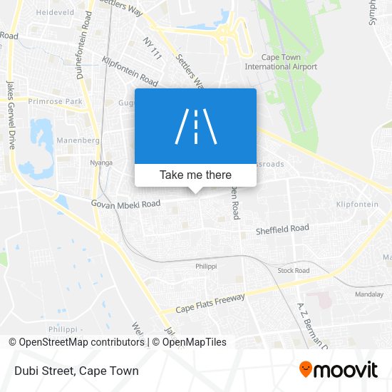 Dubi Street map
