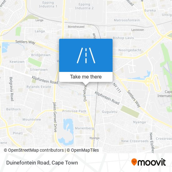 Duinefontein Road map