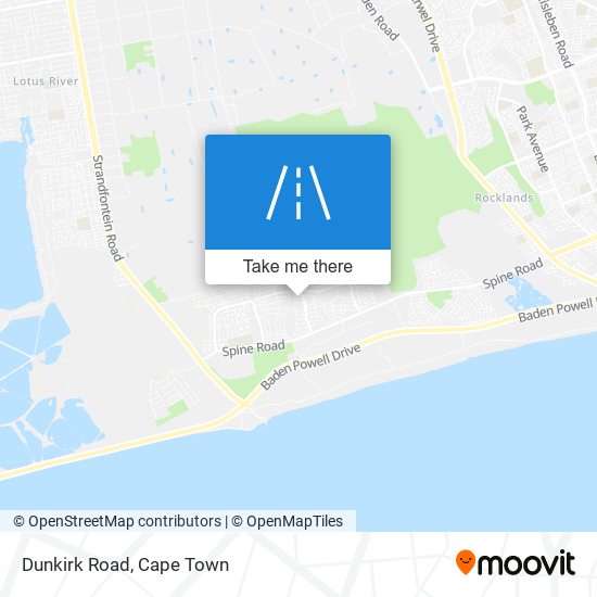 Dunkirk Road map