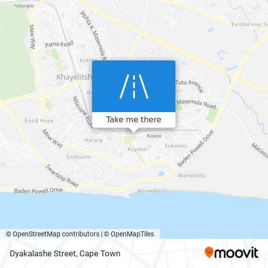 Dyakalashe Street map