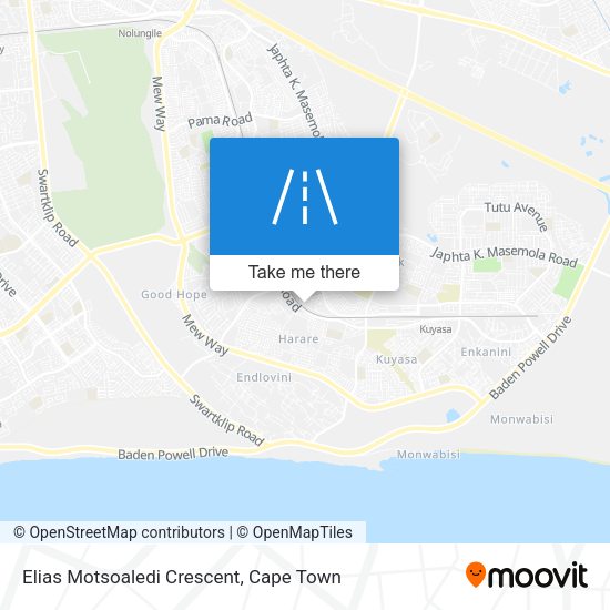 Elias Motsoaledi Crescent map