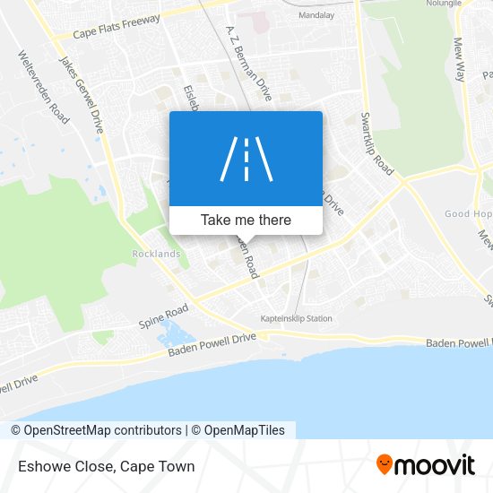 Eshowe Close map