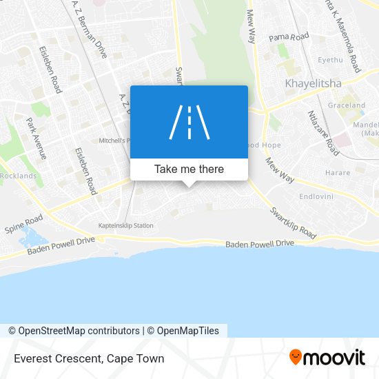 Everest Crescent map