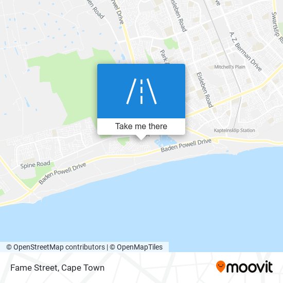 Fame Street map