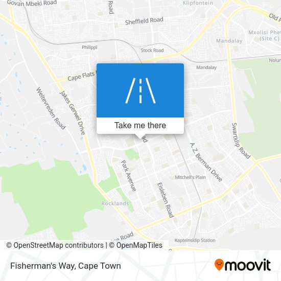 Fisherman's Way map