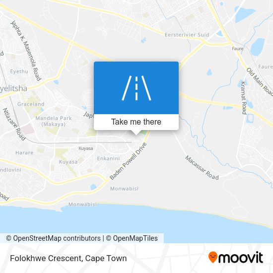Folokhwe Crescent map