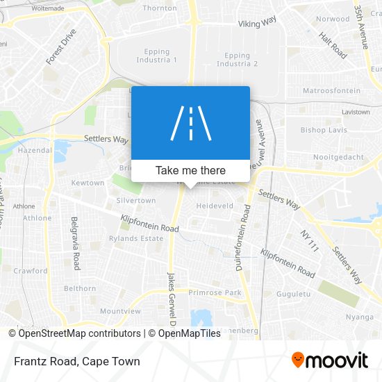 Frantz Road map