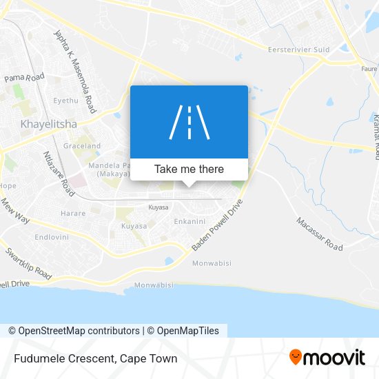 Fudumele Crescent map