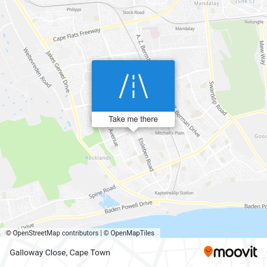 Galloway Close map