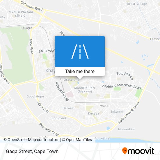 Gaqa Street map