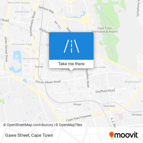 Gawe Street map