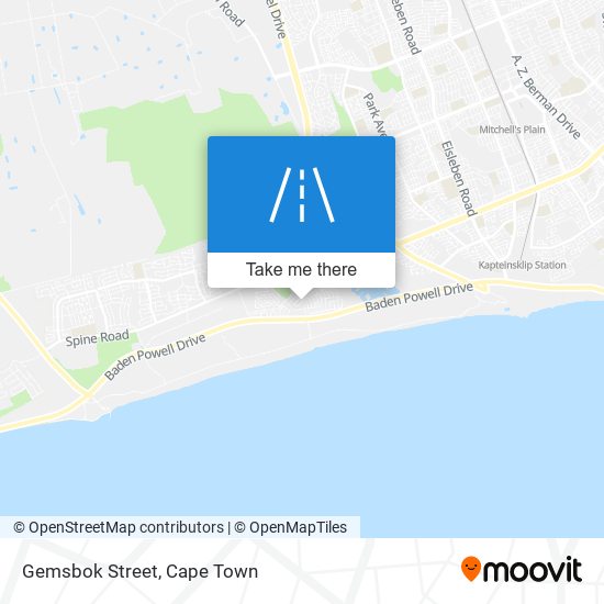 Gemsbok Street map