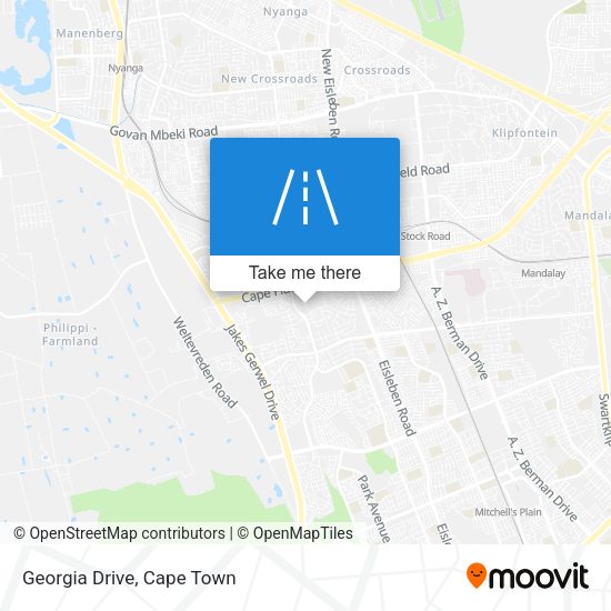 Georgia Drive map