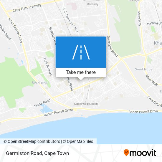 Germiston Road map