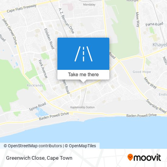 Greenwich Close map