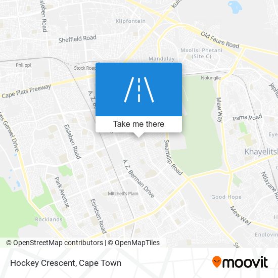 Hockey Crescent map