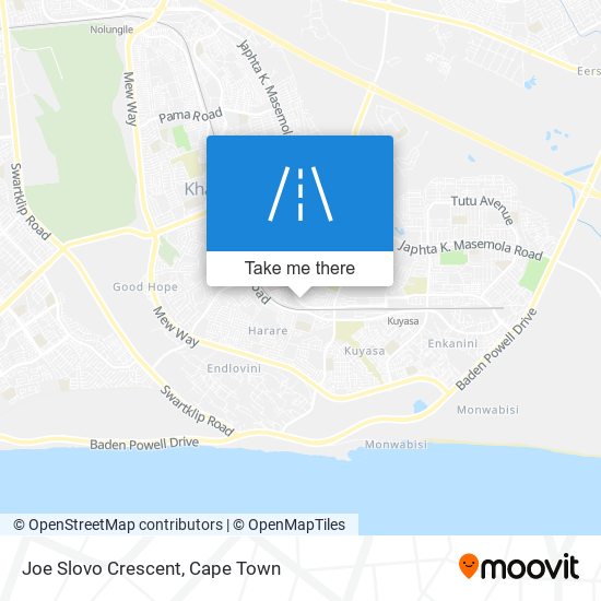 Joe Slovo Crescent map