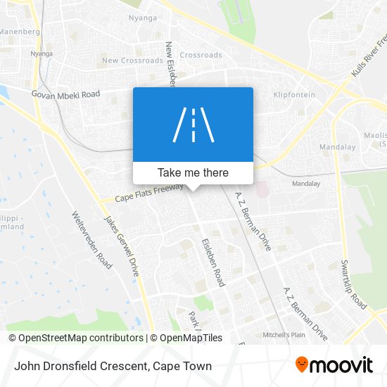 John Dronsfield Crescent map