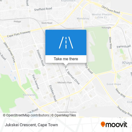 Jukskei Crescent map