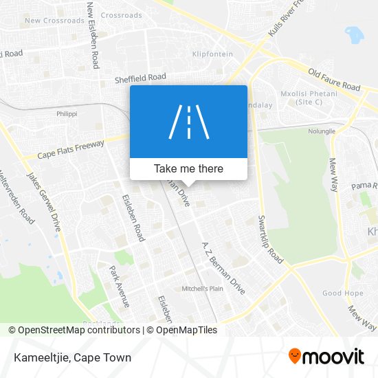 Kameeltjie map